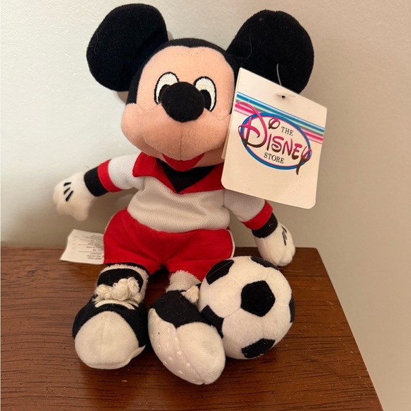 NWT Mickey Mouse Soccer Bean Bag Mini - Picture 1 of 6
